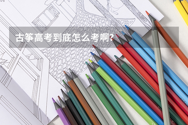 古筝高考到底怎么考啊？