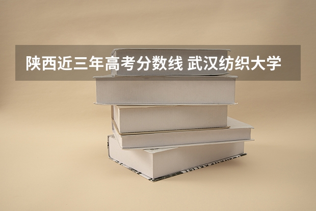 陕西近三年高考分数线 武汉纺织大学外经贸学院录取分数线2022是多少分