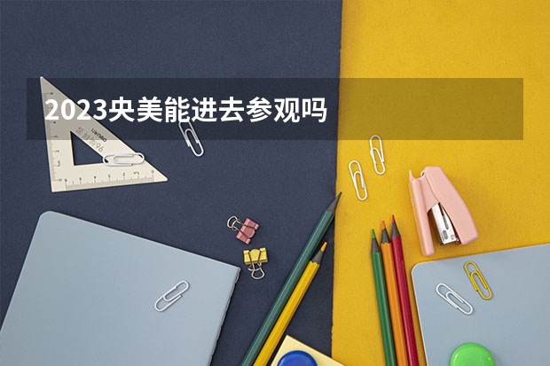 2023央美能进去参观吗
