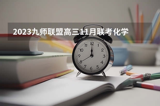 2023九师联盟高三11月联考化学答案及试卷（新高考） 2023年青海高考报名注意事项有什么