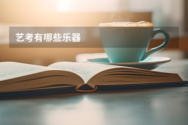 艺考有哪些乐器