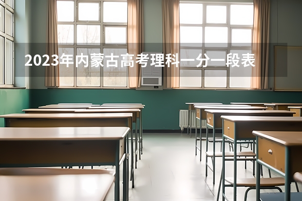 2023年内蒙古高考理科一分一段表 2023广西高考报名截止时间推迟