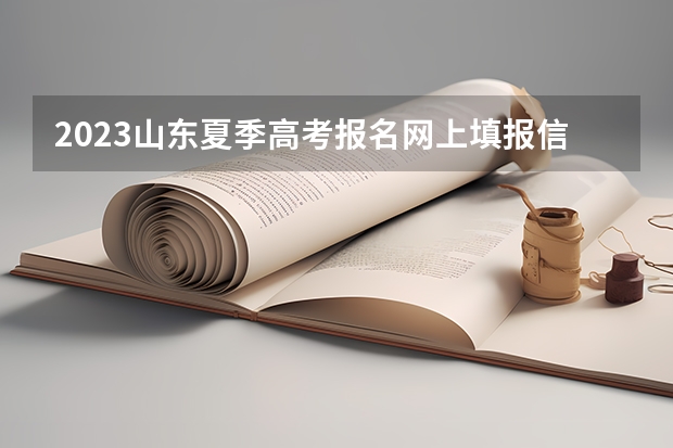 2023山东夏季高考报名网上填报信息的流程 福建高考是不是新高考