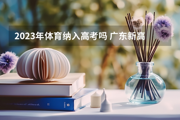 2023年体育纳入高考吗 广东新高考改革方案
