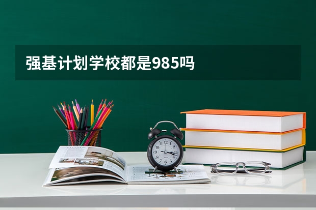 强基计划学校都是985吗