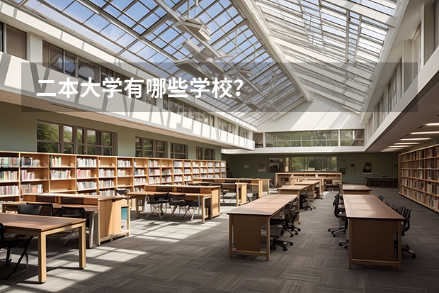 二本大学有哪些学校？