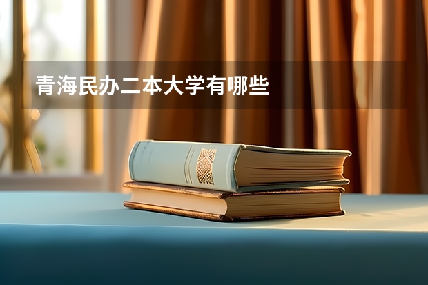 青海民办二本大学有哪些