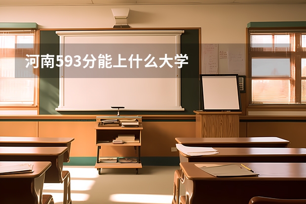河南593分能上什么大学